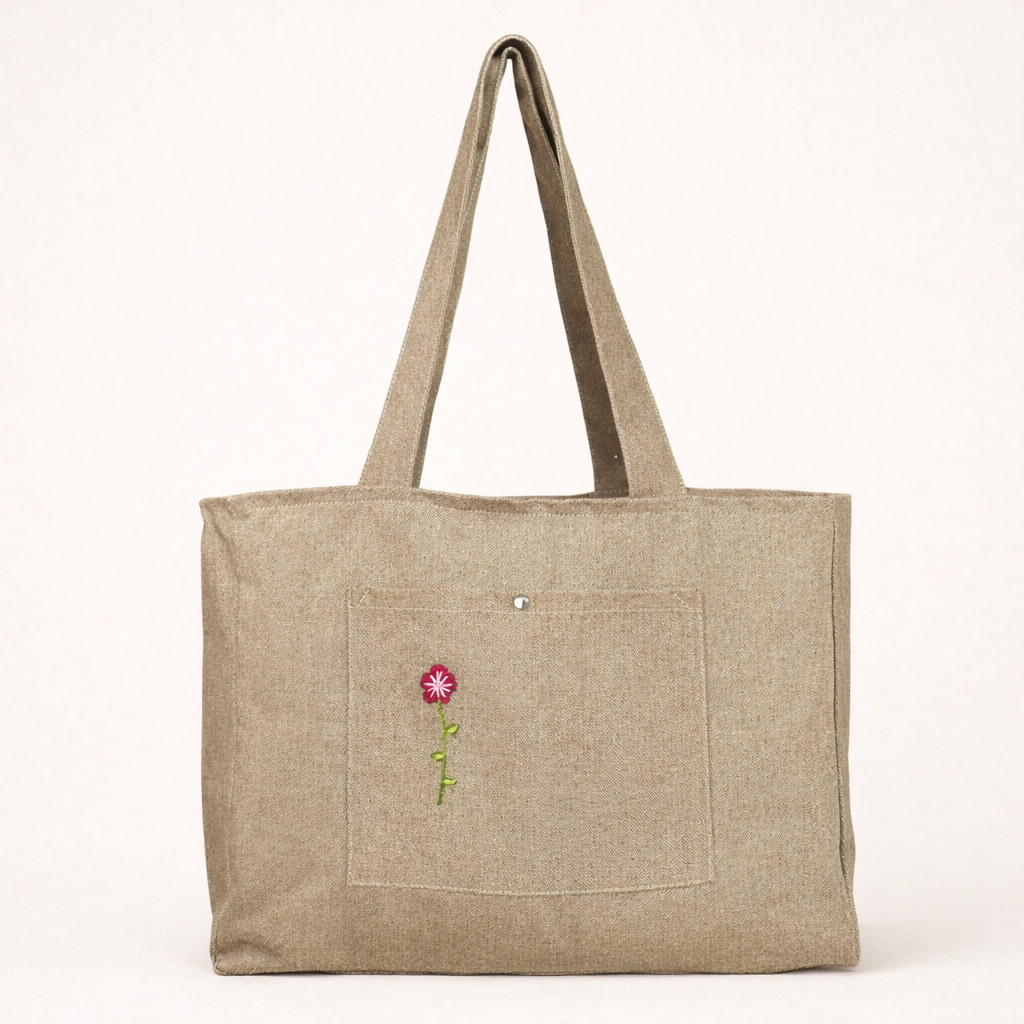 Floral Pocket (Brown)