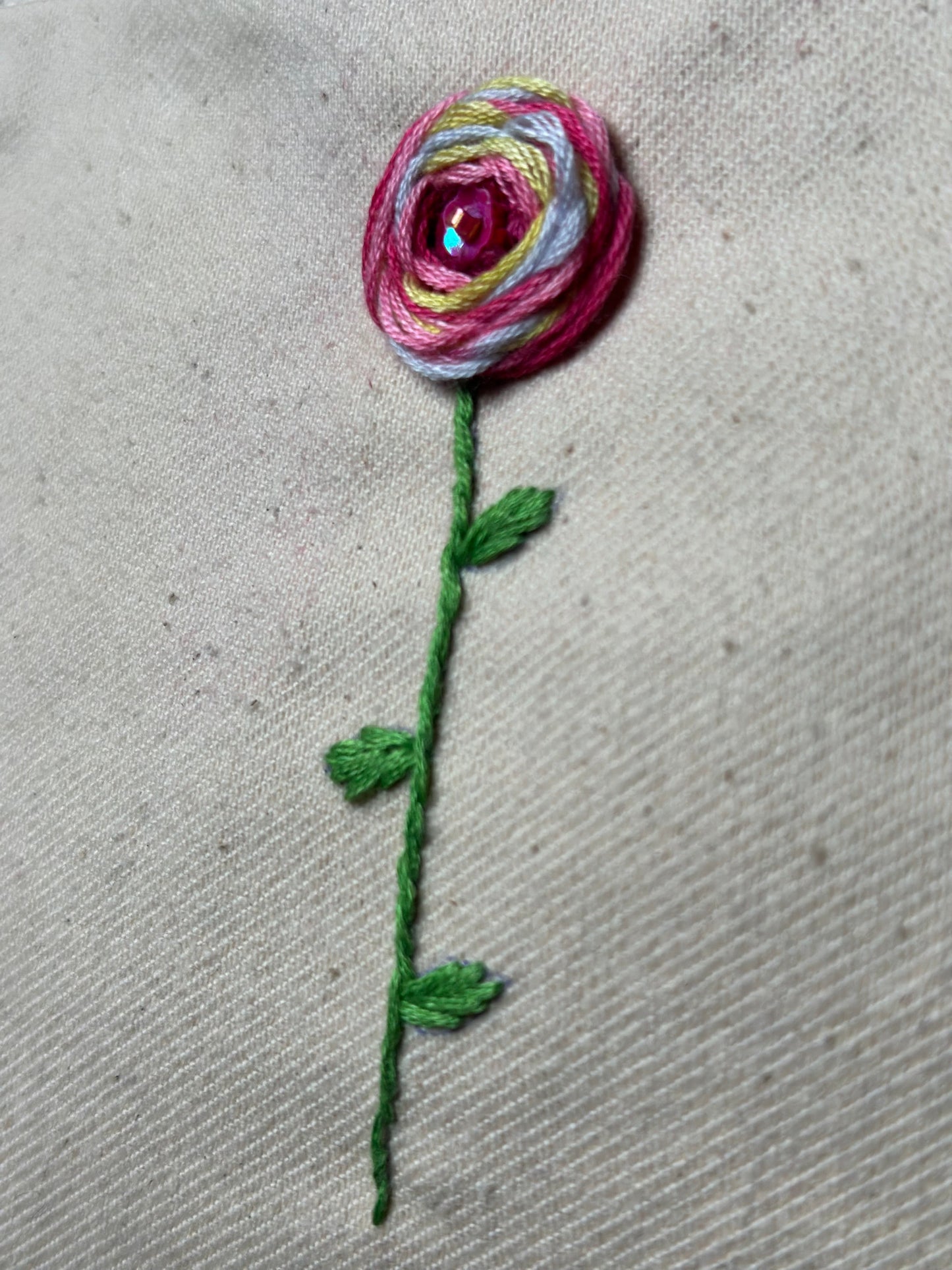 Floral Pocket (white)