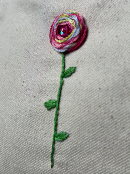 Floral Pocket (white)
